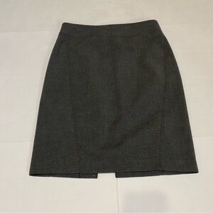 LOFT Charcoal Pencil Skirt